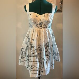 Dolce & Gabbana 2016 Fairy Tale Print Mini Dress Size 42